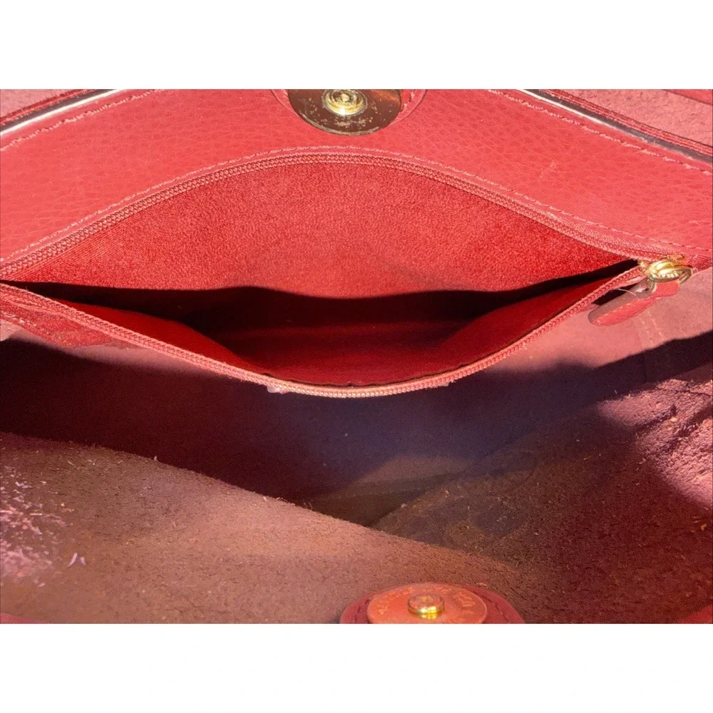 Coach Horse Carriage Tote Bright Violet Leather C5676